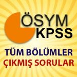 Kpss Çıkmış Sorular Tüm Bölümler İndir