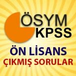 Ön Lisans Kpss Çıkmış Sorular İndir