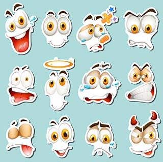 Vektörel Tipitip Surat Çeşitleri İndir