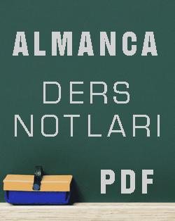 Almanca Ders Notları PDF İndir
