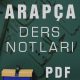 Arapça Ders Notları PDF Kitaplar İndir Türkçe