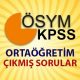 Ortaöğretim KPSS Çıkmış Sorular (Tamamı)