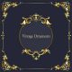 Vektörel Altın Renk Süslü Çerçeve eps 2