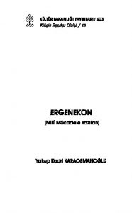 Ergenekon - Yakup Kadri Karaosmanoğlu - PDF Kitap İndir