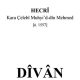 Hecrî Dîvânı - PDF Kitap İndir