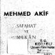 Safahat ve Mekan - Mehmet Akif Ersoy - Neriman Malkoç Öztürkmen - PDF Kitap İndir