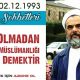 İlim Olmadan İnsanın Müslümanlığı Ölmüş Demektir - Mahmud Es'ad Coşan 1993 Cuma Sohbetleri
